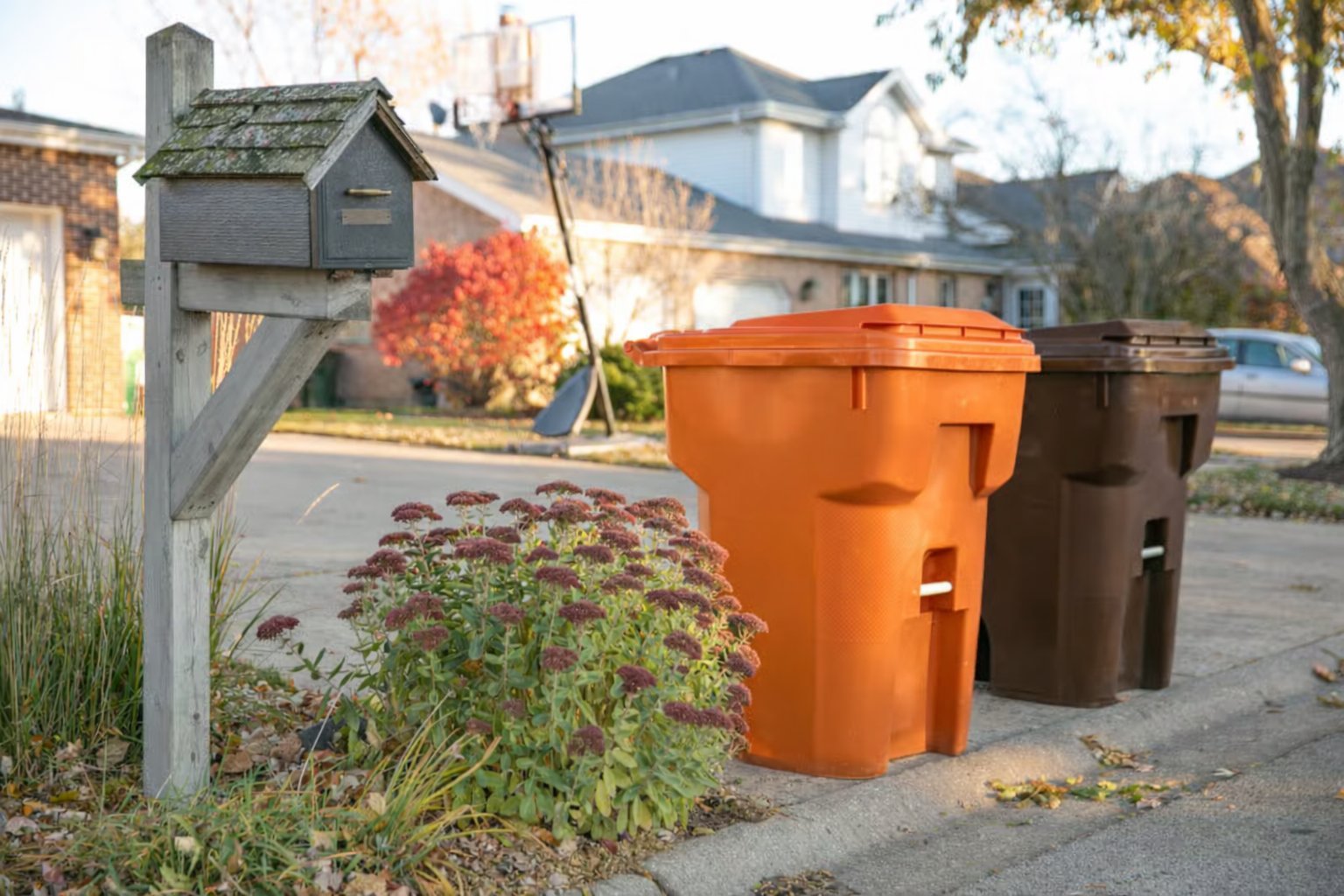 Curb Concierge trash bin management service in Tucson AZ - bins taken to curb weekly